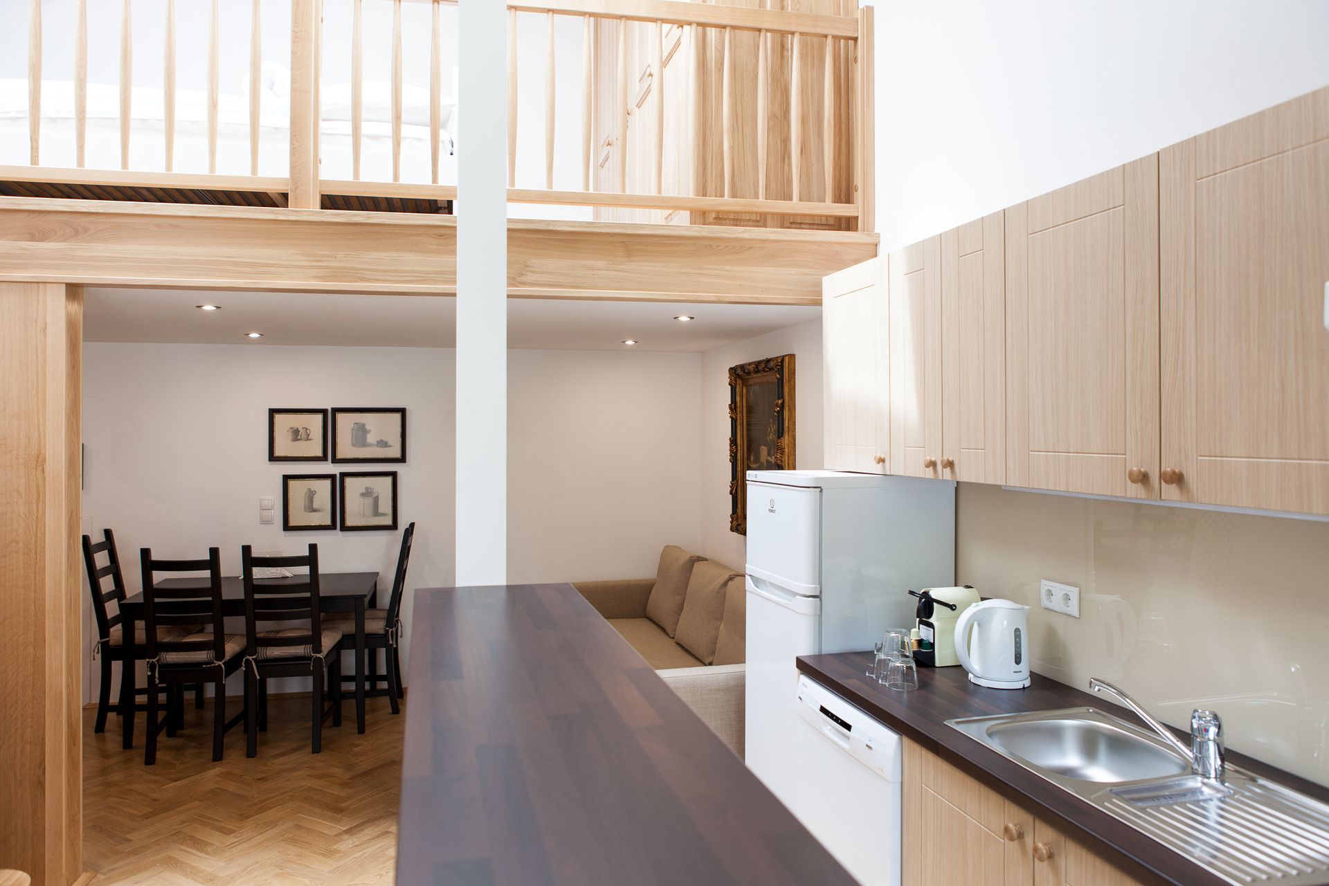 Essbereich in der Wohnküche